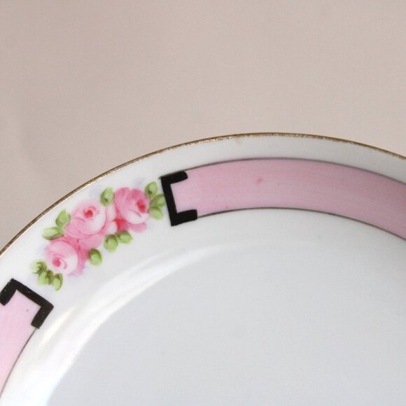 Vintage 1900 Plate, Rising Sun Japanese Nippon Noritake Bread Plate, 6.25 Inch - Picture 7 of 10